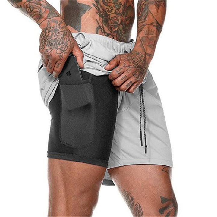 Men's Running Shorts - 2 in 1 Double-Deck Quick Drying Sports Shorts for Jogging, Gym, and Sports Activities BeachStore Beach Gear > Beach Apparel
