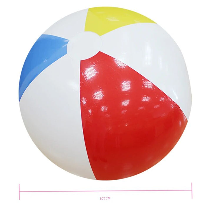 Super Large Charm Colorful Inflatable Beach Ball Outdoor Play Games Balloon Giant Volleyball PVC Pool 107CM 42inch