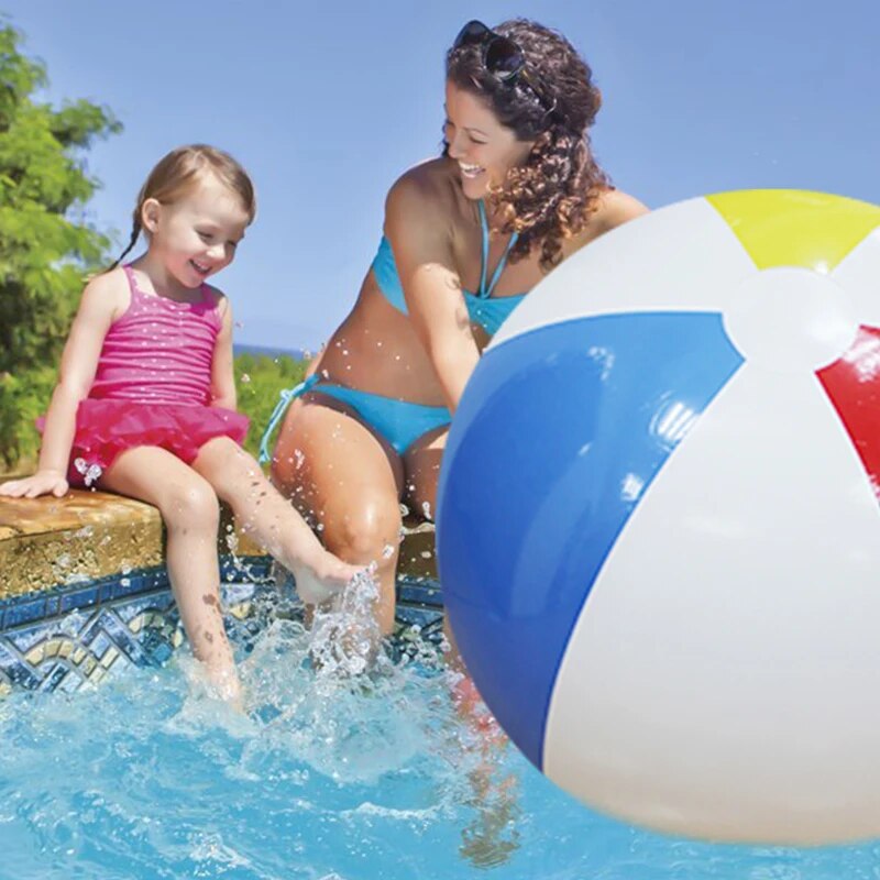 Super Large Charm Colorful Inflatable Beach Ball Outdoor Play Games Balloon Giant Volleyball PVC Pool 107CM 42inch
