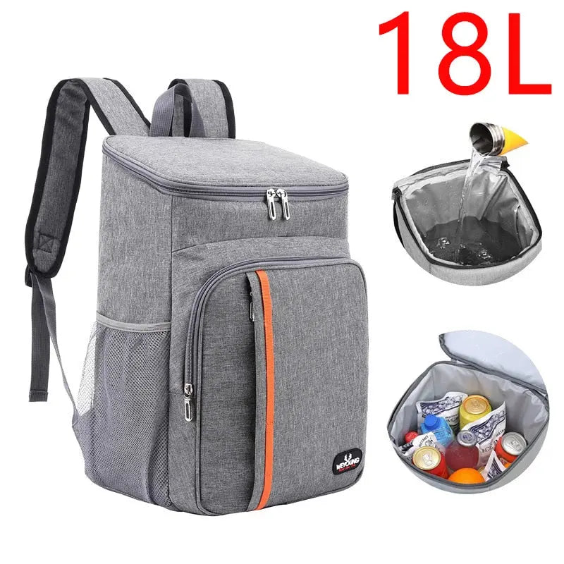 18L Portable Picnic Backpack: Your Perfect Insulated Cooler for Beach & Outdoor Adventures - BeachStore