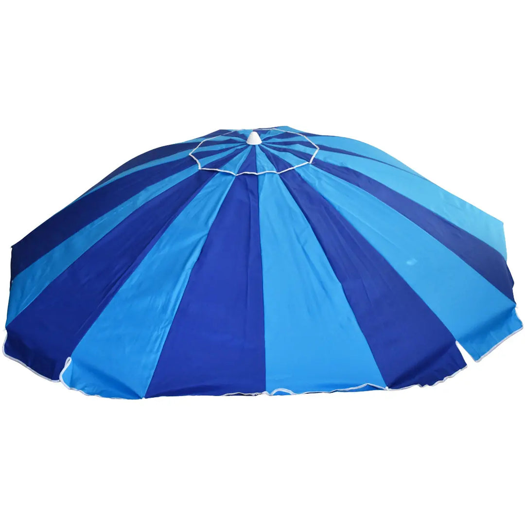 8 ft. 20 Panel Jumbo Vented Fiberglass Beach Umbrella BeachStore Beach Gear > Beach Umbrellas > Fiberglass Umbrellas