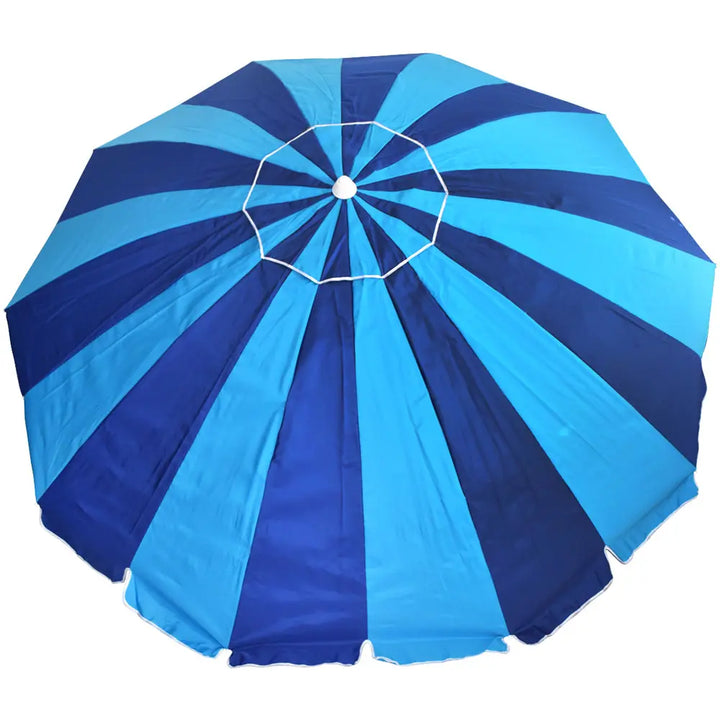 8 ft. 20 Panel Jumbo Vented Fiberglass Beach Umbrella BeachStore Beach Gear > Beach Umbrellas > Fiberglass Umbrellas