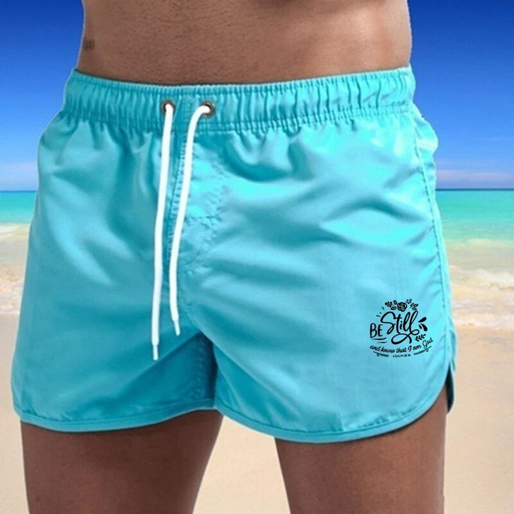 2022 New Men's Shorts Letter Printed Beach Boardshorts Surfing Pants Summer Swimwear Male Jogging Exercise Swimming Sweatpants BeachStore