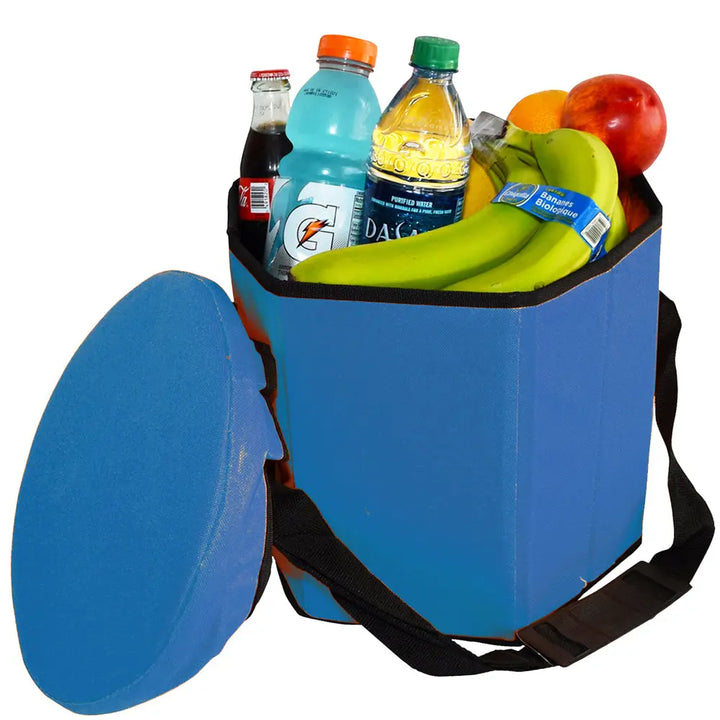 Large 30 Can Cooler Bag Collapsible Beach Seat BeachStore Beach Gear > Beach Bags > Cooler Beach Bags