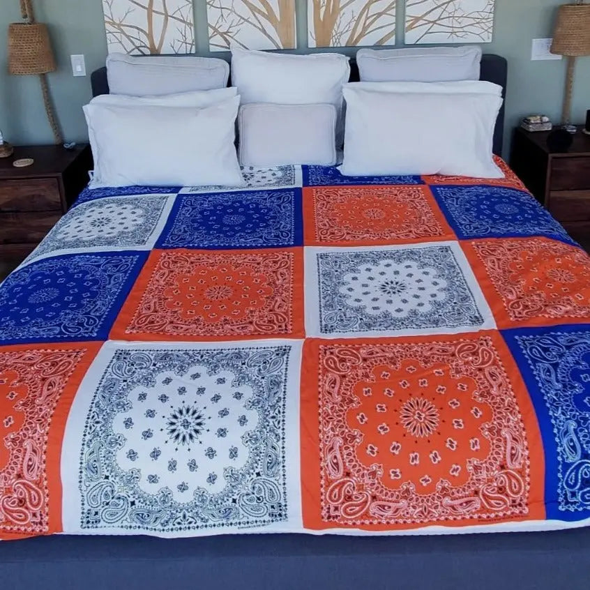 The Original Genuine Beach Bandana Blanket (88 Inches) Made in USA BeachStore Blankets