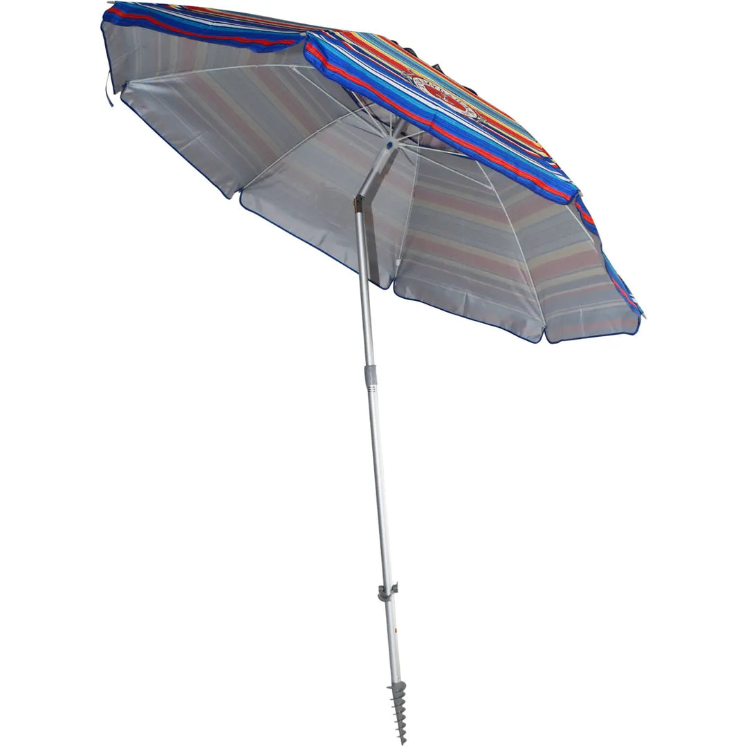Tommy Bahama 7ft. Vented Fiberglass Beach Umbrella w/ built in Sand Anchor - Sunny Anchor BeachStore Beach Gear > Beach Umbrellas > Fiberglass Umbrellas