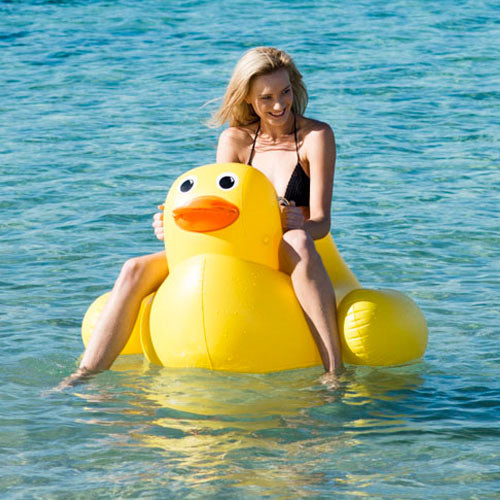 Really Big Inflatable Floating Duck BeachStore Beach Gear > Beach for Kids > Fun Kids Floats
