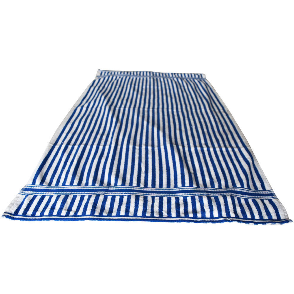 Velour Naval Stripe Beach Towel (27 x 56 Inches) BeachStore Beach Gear > Beach Towels > Jacquard Beach Towels