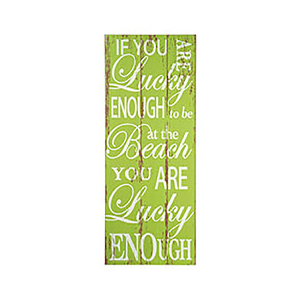 Signs of the Beach - Decorative Wooden Beach Sign (18 x 6 Inchs) BeachStore Beach Gear > Beach Decor > Beach Signs