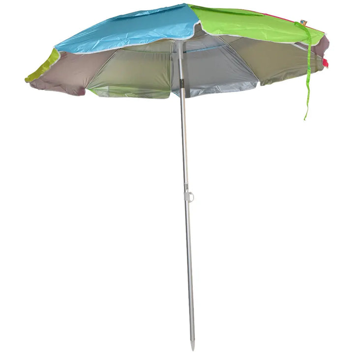 Strand 6.5ft Vented Fiberglass Beach Umbrella Steel Pole BeachStore Beach Gear > Beach Umbrellas > 6-7 ft Beach Umbrellas