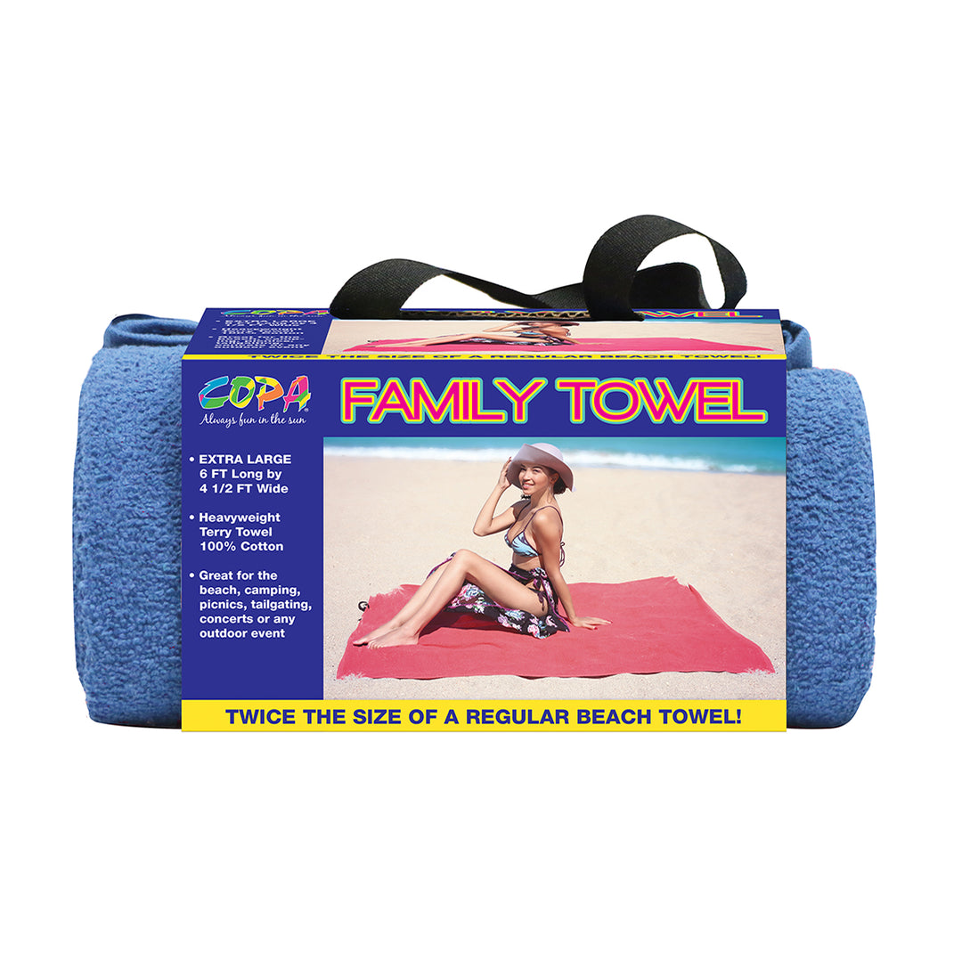 Terry Loop Large Family Beach Towel (52x72 in) - Solid Colors BeachStore Beach Gear > Beach Towels > Large Beach Towels