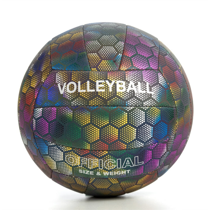 Reflective Volleyball Ball Official Size 5 Light Soft Suitable For Play Games Team Sports Training Outdoor Beach Playground BeachStore 