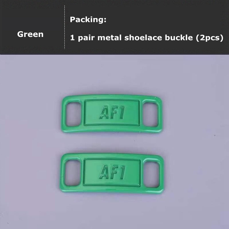 2pcs/pair Shoelace Buckle Metal Shoelaces AF1 Shoelaces buckle Accessories Metal Lace Lock DIY Sneaker Kits Metal Lace Buckle BeachStore 
