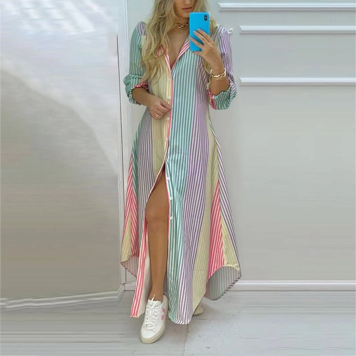 Women Long Shirt Dress Fashion Beach Boho - Big Maxi Summer Dress for Ladies - Oversized Robe Beachstore-new