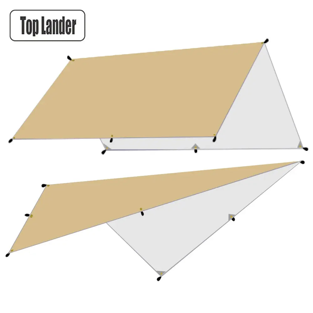 Top Lander Beach Oasis: 4x3m Waterproof Tarp Tent with Ultralight Design - BeachStore