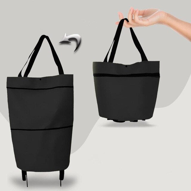 Small Pull Cart Portable Shopping Food Organizer Trolley Bag On Wheels Bags Folding Shopping Bags Buy Vegetables Bag Tug Package BeachStore 