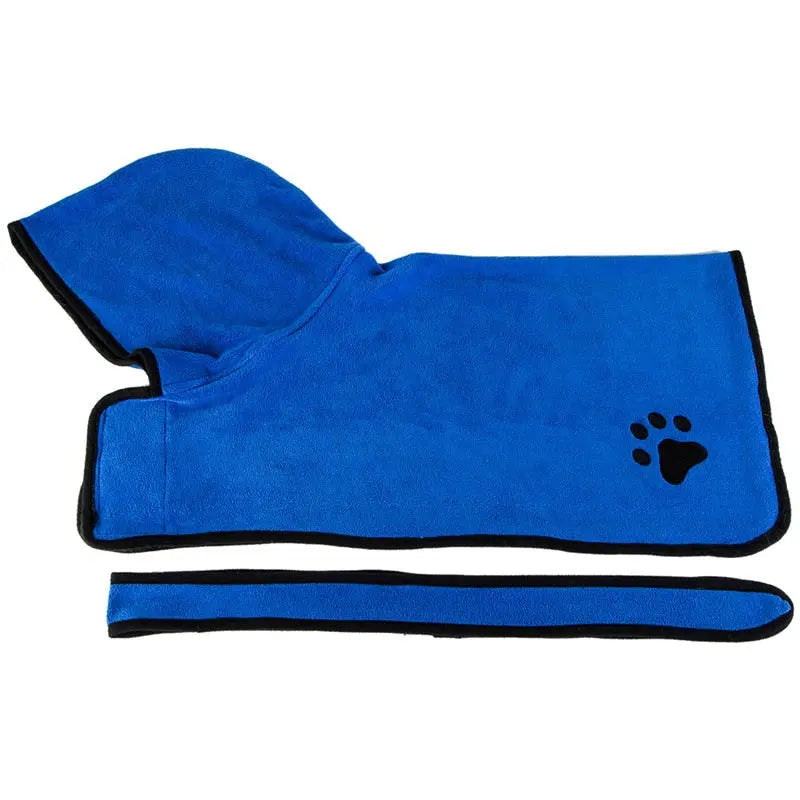 GLORIOUS KEK Dog Bathrobe XS-XL Pet Dog Bath Towel for Small Medium Large Dogs 400g Microfiber Super Absorbent Pet Drying Towel BeachStore 