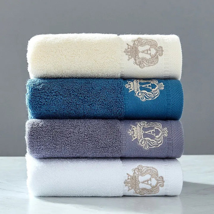High-Grade Cotton Towel Set Bathtowel+Face Towel Set Soft Bath Face Towel Handtowel Bathroom Towel Sets BeachStore 