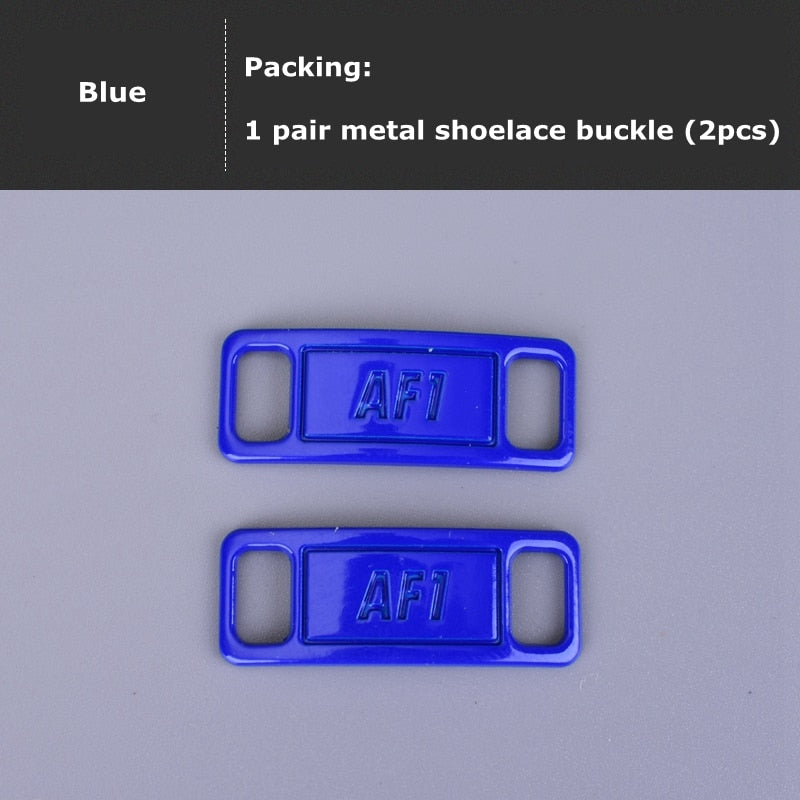 2pcs/pair Shoelace Buckle Metal Shoelaces AF1 Shoelaces buckle Accessories Metal Lace Lock DIY Sneaker Kits Metal Lace Buckle BeachStore 