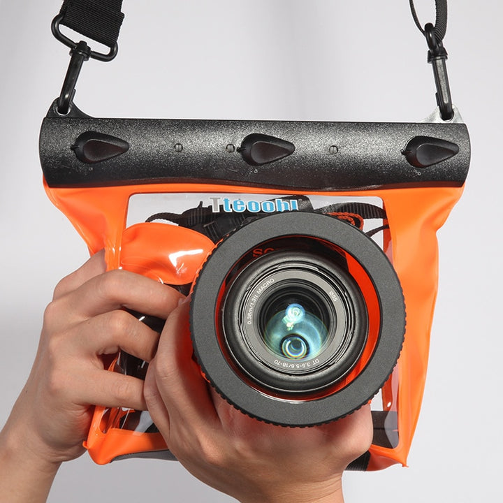 GQ-518M 20m Underwater Diving Camera Housing Case Pouch Dry Bag Camera Waterproof Dry Bag for Canon Nikon DSLR SLR BeachStore 