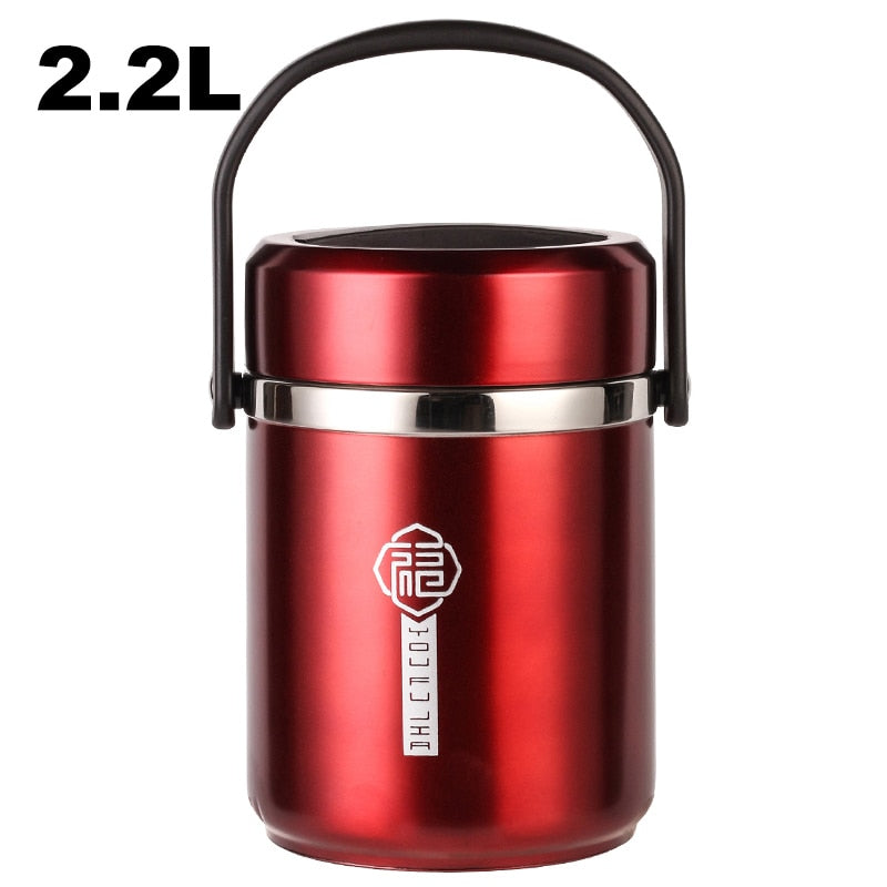 Get Stainless steel insulated Bento Box portable partition type office  worker lunch Delivered