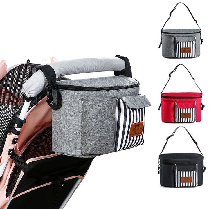 Baby Stroller Bag Waterproof Diaper Bag Mom Travel Hanging Nappy Bags Carriage Buggy Cart Bottle Backpack BeachStore 