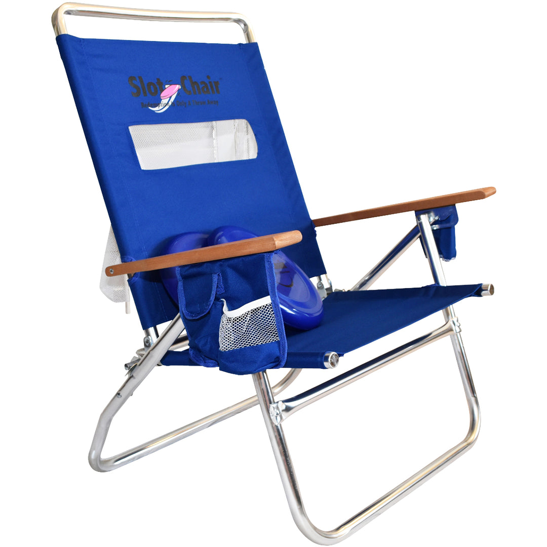 Slot Chair Beach Chair \w Flying Sand-Disk Game BeachStore Beach Gear > Beach Recreation > Beach Games
