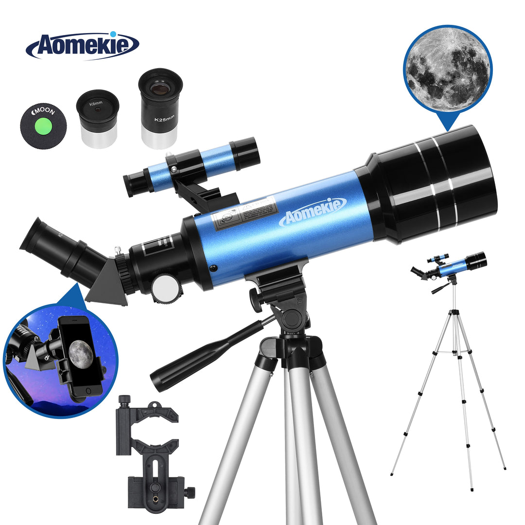 F40070M Telescope Astronomical Monocular With Tripod Refractor Spyglass Zoom High Power Powerful For Astronomic Space BeachStore 