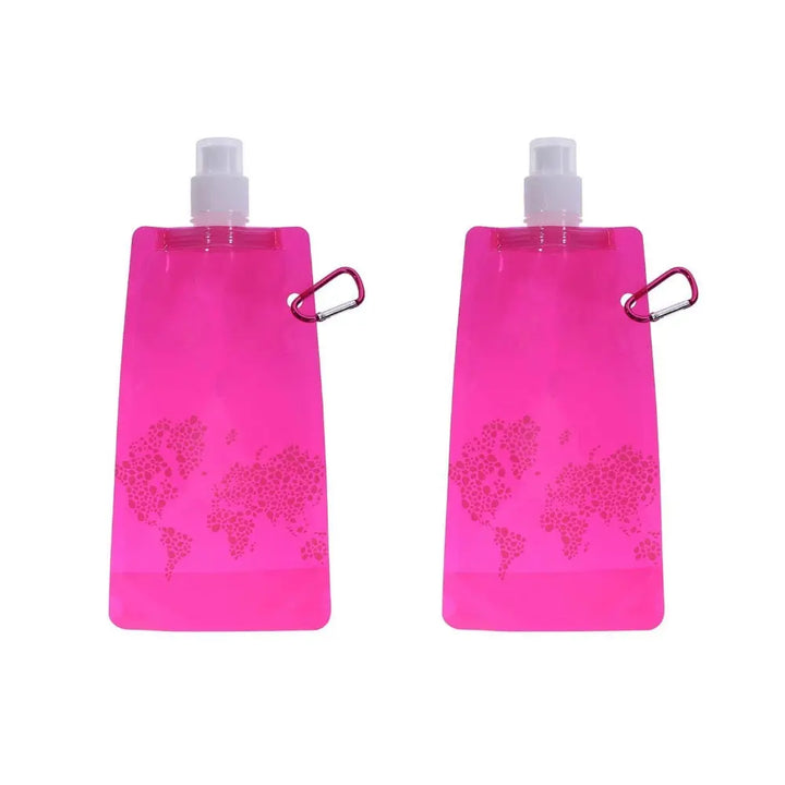 Portable Ultralight Foldable Reusable Silicone Water Bottle Bag - BeachStore