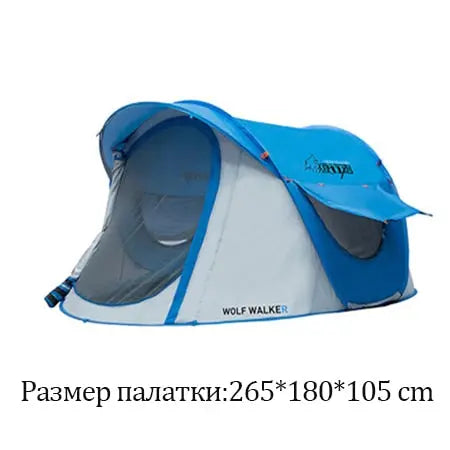 HUI LINGYANG Throw Tent - Outdoor Automatic Waterproof Camping Hiking Tent for Large Family, Pop Up Design - BeachStore