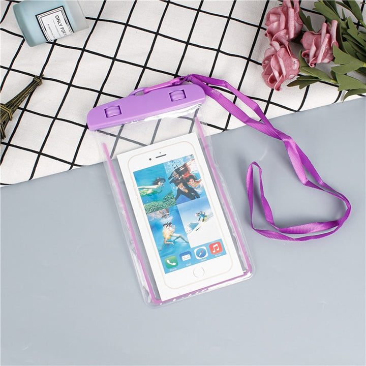 Sealed Waterproof Phone Case For Iphone Samsung Xiaomi Redmi Swimming Dry Bag Underwater Case Water Proof Bag Mobile Phone Cover BeachStore 