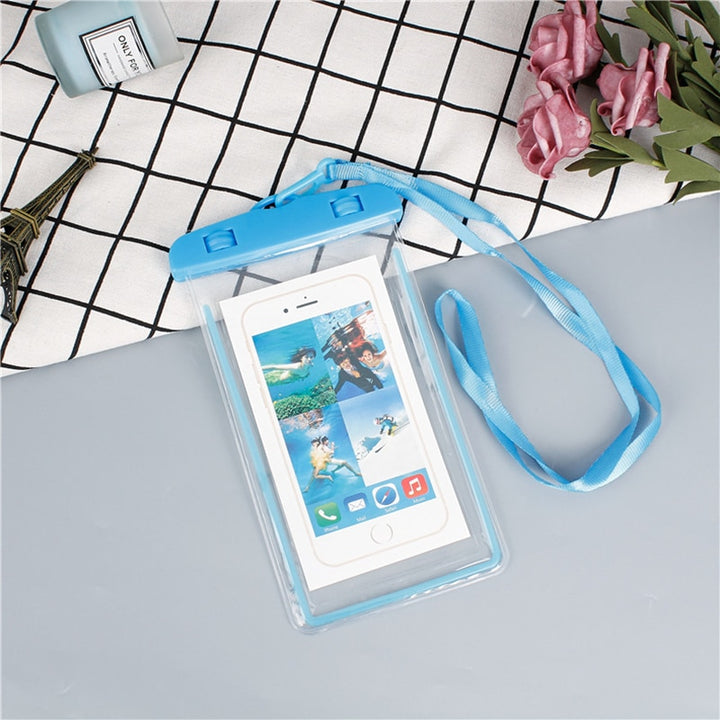 Sealed Waterproof Phone Case For Iphone Samsung Xiaomi Redmi Swimming Dry Bag Underwater Case Water Proof Bag Mobile Phone Cover BeachStore 