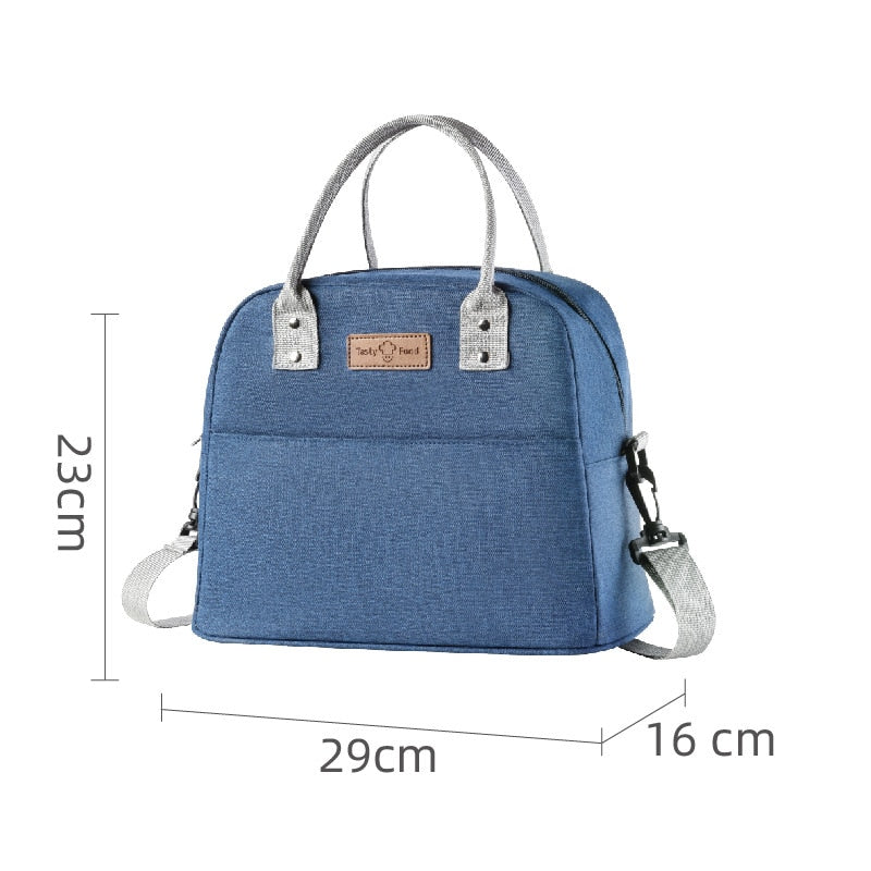 Insulated Lunch Bag High Quality Cooler Lunch Tote Portable Ice Pack Food Picnic Women Handbag Thermal Lunch Box Bag for Kids BeachStore 