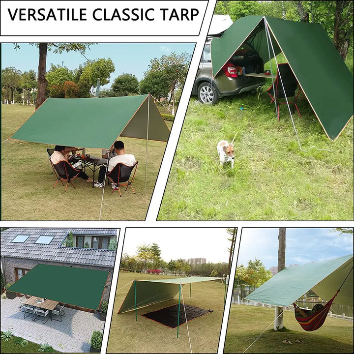 Top Lander Beach Oasis: 4x3m Waterproof Tarp Tent with Ultralight Design - BeachStore