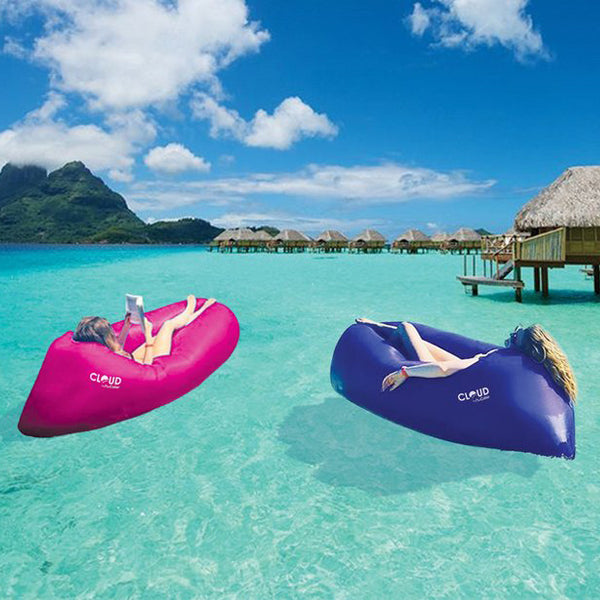 Cloud by nuColor Free Flow Inflatable Beach Air Lounger BeachStore Beach Gear > Beach Chairs > Beach Loungers